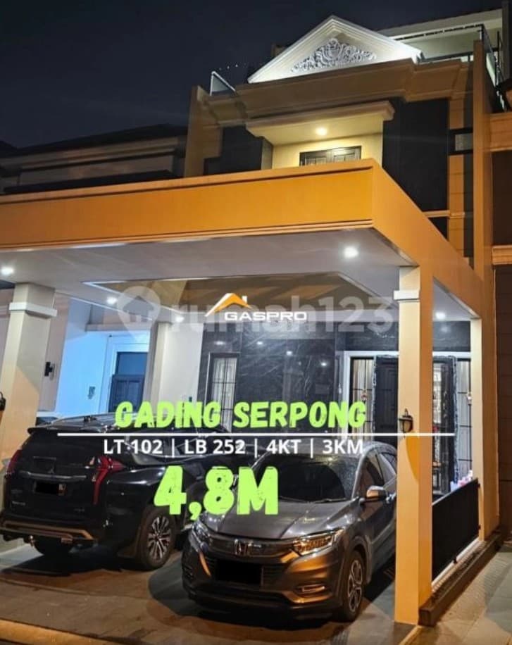 Fully Furnished 3-Story Luxury House in Menaggio Village, Gading Serpong